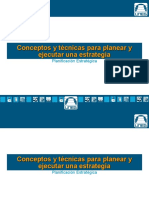 Conceptos y Técnicas para Planear y Ejecutar Una Estrategia