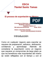 El Proceso de Exportacion en Mexico