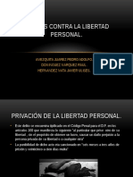 Delitos Contra La Libertad Personal