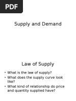 Supply and Demand