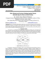 Data Mining and Decision MakingApplied Model KhashmAlgerba Dam in Estrin Sudan