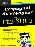 L'Espagnol Du Voyageur Pour Les Nuls - Terradas, David