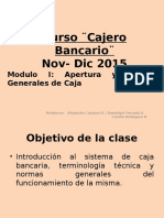 Curso Cajero Bancario