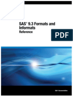 SAS Formats and Informats