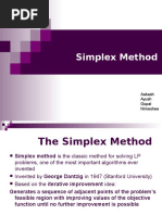 Simplex Method