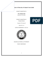 An Analysis of Hierarchy of Criminal Couts in India: Project Submitted To