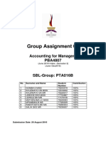 Group Assignment 01: Accounting For Managers PBA4807