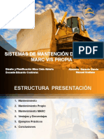 Sistemas de Mantención de Equipos Marc Vs Propia - García-Orellana