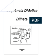 Sequência Didática Bilhete