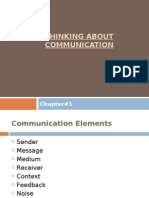 Thinking About Communication: Chapter#1