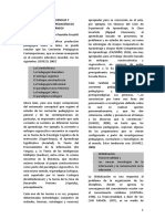 Corrientes, Tendencias y Protoparadigmas Pedagógicos Contemporáneos