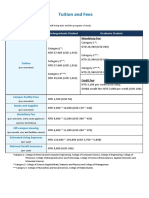 Tuition and Fees (Reference)