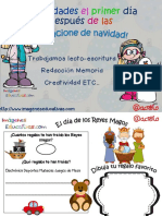 Actividades para Trabajar Despues de Navidad