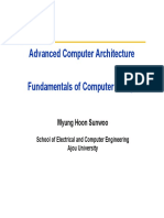 Advanced Computer Architecture Fundamentals of Computer Design