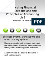 Accounting For Managers - CH 3 - Recording Financial Transactions...