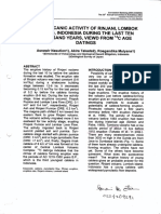 The Volcanic Activity of Rinjani - A.takaDA