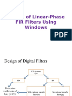 Design of Linear-Phase FIR Filters Using Windows