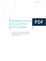 Business Current Account Price Plan Charges 15042013