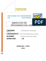 Ejercicios Resueltos de Programacion Lineal