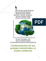 Contaminación de Las Granjas Industriales Al Medio Ambiente. 1 Docx FINAL