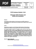 National Simulator Program Qualification Guidance: Flight Simulation Training Device