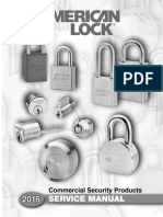 American Lock A-004 Service Manual