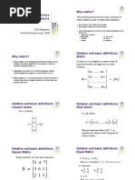 Advanced Statistics W2: Matrix Algebra Basics