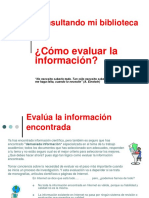 Cómo Evaluar La Información