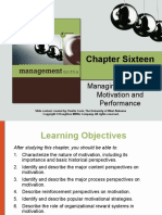 Chapter Sixteen: Managing Employee Motivation and Performance