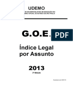 Udemo: Índice Legal Por Assunto