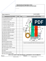 Inspeccion Equipo Oxicorte