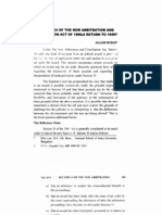 34 of New Arbitration: Section THE AND Conciliation Act of 1996:A Return To 19401