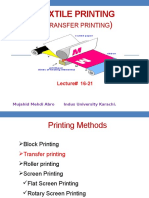 Lecture 16 - 21 Transfer Printing