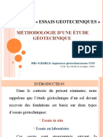 Méthodologie D'une Étude Géotechnique Mlle O.barça 2012