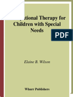 Occupational Therapy For Children With Special Needs