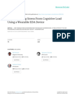 Discriminating Stress From Cognitive Load Using A Wearable EDA Device