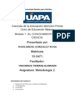 Actividades de La Segunda Semana