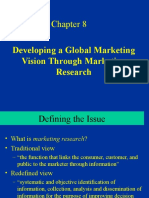 Developing A Global Marketing Vision Through Marketing Research