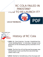 Why RC Cola Failed in Pakistan