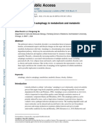 HHS Public Access: Emerging Roles of Autophagy in Metabolism and Metabolic Disorders