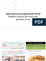 Modelos de Producción y Mezclas