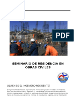 Seminario de Residencia en Obras Civiles