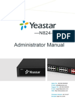 Yeastar N412 Administrator Manual en