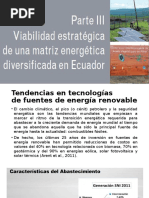 Viabilidad Estratégica de Una Matriz Energética Diversificada en Ecuador