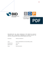 Recuperación de Áreas Degradadas Botadero Macón Sur PDF