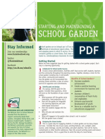 School Garden: Starting and Maintaining A