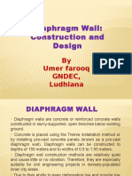 Diaphragm Walls Construction and Design