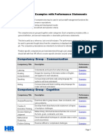 Competency Examples