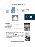 Preparación de Dextrosa 