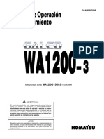 Manual de Operación y Mantención en Español WA 1200